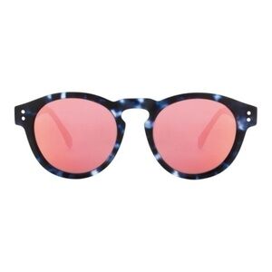 Komono sunglasses NEW Clement Matte Indigo blue tortoise mirrored